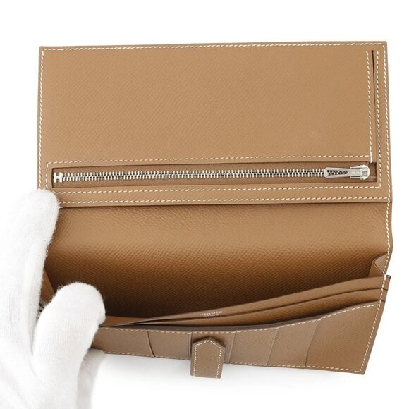 HERMES Bean Soufre Epsom Gold 039785CK 37 - Picture 8 of 12